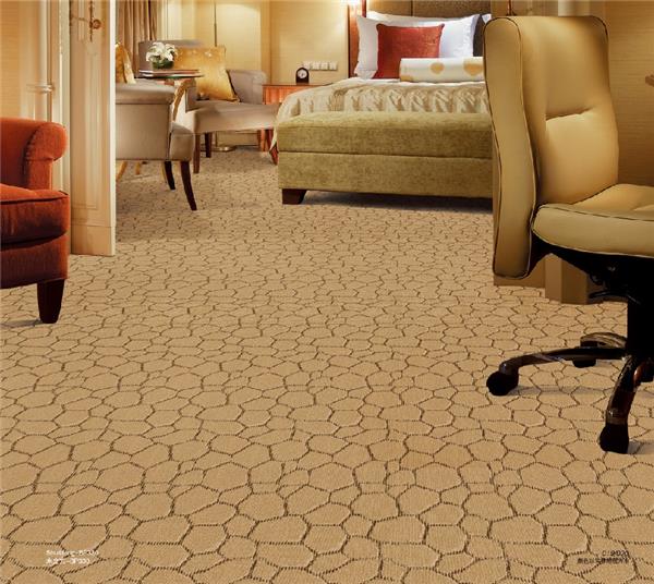 玲珑系列 酒店客房丙纶簇绒地毯 效果