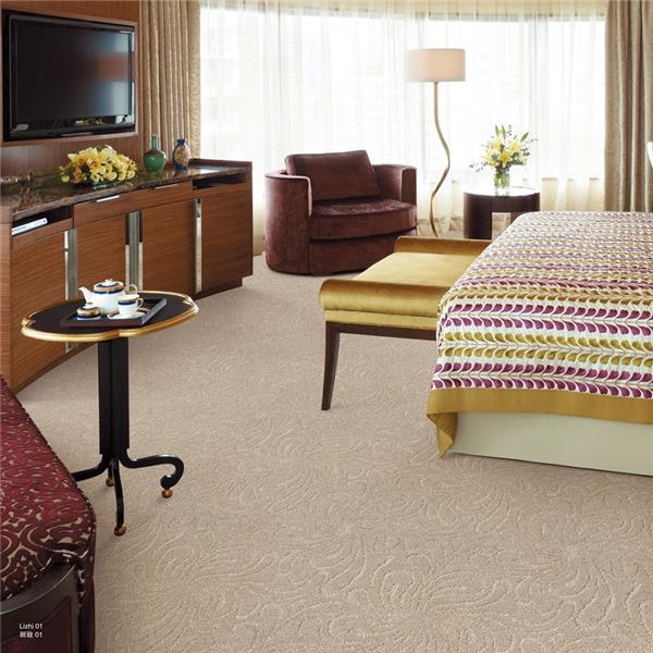 丽致系列一 酒店客房尼龙簇绒地毯 效果