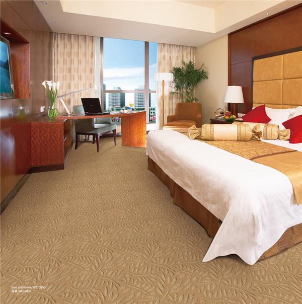 海葵线系列 酒店客房羊毛簇绒地毯 效果