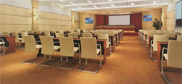 华威瑞丽系列 会议室/幼儿园pvc卷材弹性地板 会议室效果