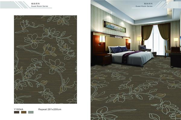 Y1604A系列 酒店地毯客房地毯尼龙印花地毯 产品效果