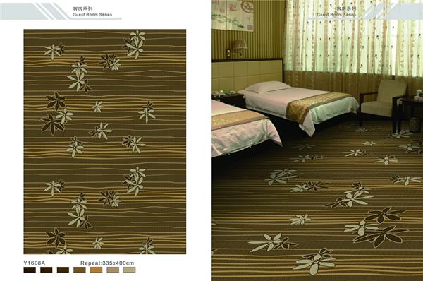 Y1608A系列 酒店地毯客房地毯尼龙印花地毯 产品效果