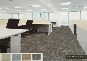 广角系列 办公室方块丙纶地毯