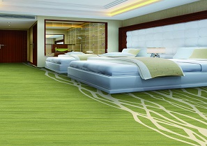 宾馆客房尼龙印花地毯效果图