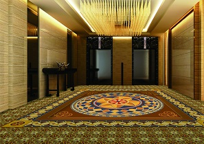 饭馆走廊地毯效果图