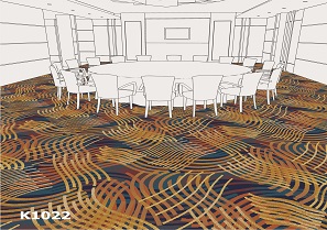 K1022 海马地毯 酒店地毯 宴会厅地毯 尼龙印花地毯