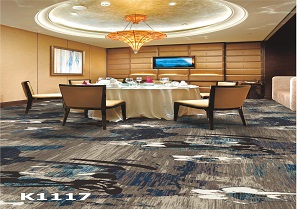 K1117 海马地毯 酒店宴会厅尼龙印花地毯